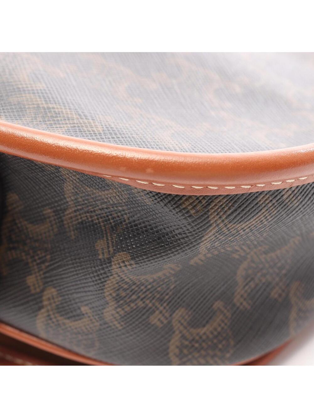 Celine Folco Medium Triomphe Shoulder #331154C14B - Picture 10 of 12